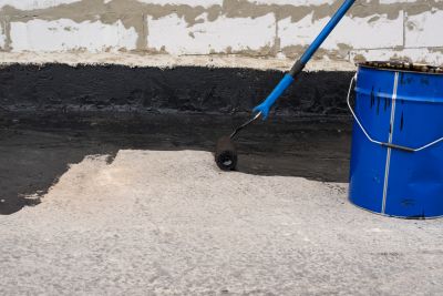 Basement Wall Sealant Application